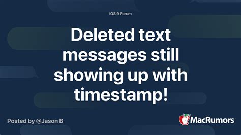When you enable disappearing <strong>messages</strong>, you can set <strong>messages</strong> to disappear. . Deleted messages still showing up with timestamp ios 15